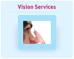 Vision Services including Spectacle Prescriptions and Contact Lens Fittings
